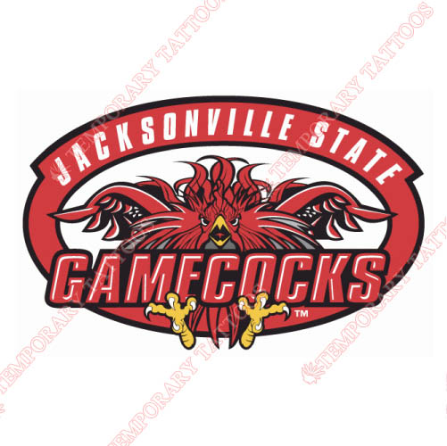 Jacksonville State Gamecocks Customize Temporary Tattoos Stickers NO.4689